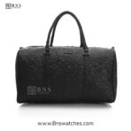 Louis Vuitton Embossed Monogram Black Travel Duffel Bag - Image 9