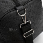 Louis Vuitton Embossed Monogram Black Travel Duffel Bag - Image 13
