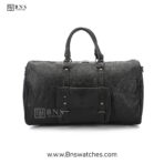 Sunsilk Embossed Monogram Travel Duffle Bag - Black - Image 2