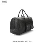 Sunsilk Embossed Monogram Travel Duffle Bag - Black - Image 3