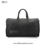 Sunsilk Embossed Monogram Travel Duffle Bag - Black - Image 4