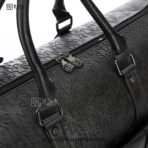 Sunsilk Embossed Monogram Travel Duffle Bag - Black - Image 5