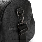 Sunsilk Embossed Monogram Travel Duffle Bag - Black - Image 13