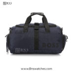 BOSS Men's Signature Nylon Duffle Bag – Navy - Image 2