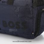 BOSS Men's Signature Nylon Duffle Bag – Navy - Image 11