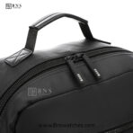HUGO BOSS Matte Black Tech-Utility Backpack with Sternum Strap - Image 8