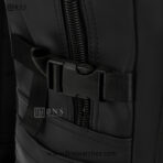 HUGO BOSS Matte Black Tech-Utility Backpack with Sternum Strap - Image 10