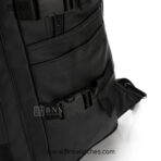 HUGO BOSS Matte Black Tech-Utility Backpack with Sternum Strap - Image 14
