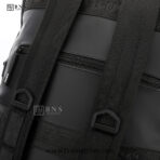HUGO BOSS Matte Black Tech-Utility Backpack with Sternum Strap - Image 16