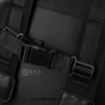 HUGO BOSS Matte Black Tech-Utility Backpack with Sternum Strap - Image 17