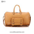 Sunsilk Premium Embossed Tan Travel Duffle Bag