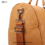 Sunsilk Premium Embossed Tan Travel Duffle Bag - Image 10