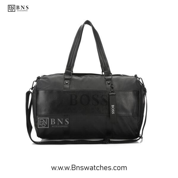 BOSS Inspired Versatile Black Duffle Travel Bag