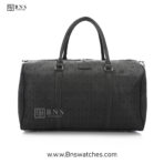 Coach Monogram Embossed Weekender Duffel Bag – Matte Black - Image 2