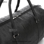 Coach Monogram Embossed Weekender Duffel Bag – Matte Black - Image 10