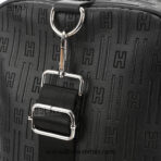 Coach Monogram Embossed Weekender Duffel Bag – Matte Black - Image 12