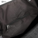 Coach Monogram Embossed Weekender Duffel Bag – Matte Black - Image 13