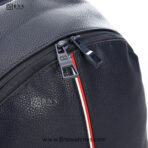 Tommy Hilfiger Navy Pebble Grain Stripe Backpack - Image 4