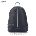 Tommy Hilfiger Navy Pebble Grain Stripe Backpack - Image 5
