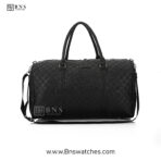 Louis Vuitton Damier Infini Keepall Bandoulière - Matte Black Luxury Duffle Bag