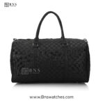 Louis Vuitton Damier Infini Keepall Bandoulière - Matte Black Luxury Duffle Bag - Image 7
