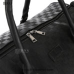 Louis Vuitton Damier Infini Keepall Bandoulière - Matte Black Luxury Duffle Bag - Image 11