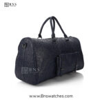 Sunsilk Embossed Monogram Travel Duffle Bag - Navy Blue - Image 4