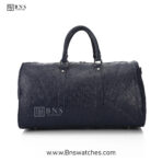 Sunsilk Embossed Monogram Travel Duffle Bag - Navy Blue - Image 6