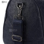 Sunsilk Embossed Monogram Travel Duffle Bag - Navy Blue - Image 8