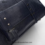 Sunsilk Embossed Monogram Travel Duffle Bag - Navy Blue - Image 13