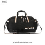 BOSS Signature Sport Duffel Bag - Black & Gold