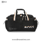 BOSS Signature Sport Duffel Bag - Black & Gold - Image 2