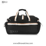 BOSS Signature Sport Duffel Bag - Black & Gold - Image 6