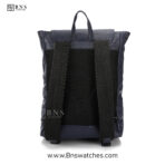 Sunsilk Embossed Monogram Casual Backpack - Navy Blue - Image 5