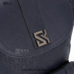 Sunsilk Embossed Monogram Casual Backpack - Navy Blue - Image 8