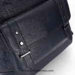 Sunsilk Embossed Monogram Casual Backpack - Navy Blue - Image 9