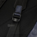 Sunsilk Embossed Monogram Casual Backpack - Navy Blue - Image 14