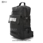 BOSS Hugo Boss Matte Black Executive Laptop Backpack - Image 4
