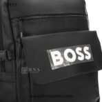 BOSS Hugo Boss Matte Black Executive Laptop Backpack - Image 8