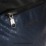 Calvin Klein Monogram Print Navy Backpack - Image 7
