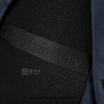 Calvin Klein Monogram Print Navy Backpack - Image 9
