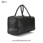 Louis Vuitton Monogram Empreinte Leather Keepall Bandoulière Duffle Bag – Black - Image 10
