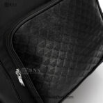 Emporio Armani Eagle Logo Textured Front Backpack – Black - Image 6