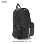 BOSS Black Matte Signature Stripe Backpack - Image 3