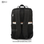 BOSS Black Monogram Pattern Laptop Backpack - Image 5