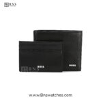 BOSS Men's Grained Leather Wallet and Card Holder Set - Image 10