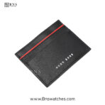 HUGO BOSS Saffiano Leather Bifold Wallet with Textured Panel - Image 8