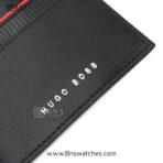HUGO BOSS Saffiano Leather Bifold Wallet with Textured Panel - Image 10