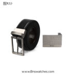 Hugo Boss Reversible Leather Belt Set with Interchangeable Buckles - Image 5