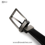 Hugo Boss Reversible Leather Belt Set with Interchangeable Buckles - Image 13